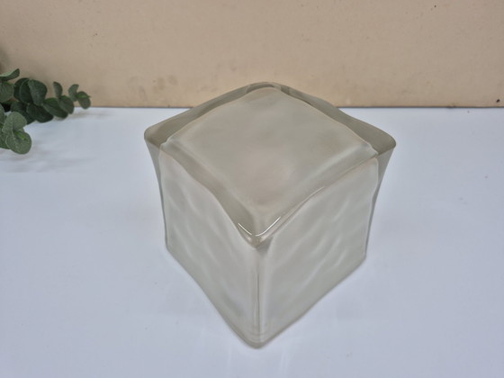 Lampada da tavolo Vintage Ikea Iviken. Lampada Ice Cube anni '90., Lampade da tavolo, Vetro, Bianco (foto 5 di 8)