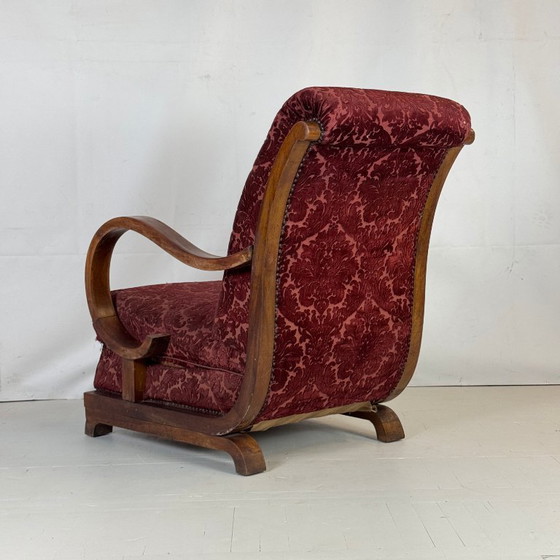 Image 1 of Paire de fauteuils Art déco massifs, années 1930 - à rénover