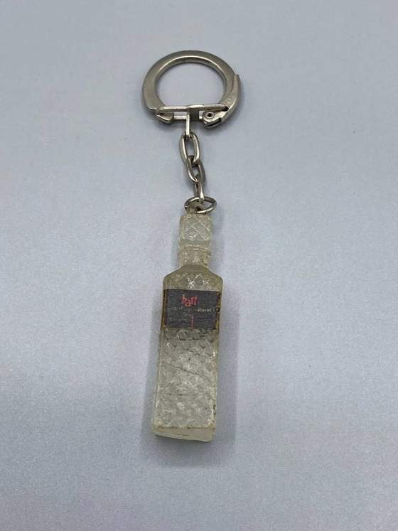 Bart's Rum Promotional Keychain – Miniature Resin Bottle – Wallets & small leather goods, Metal, Vintage (photo 2 of 2)