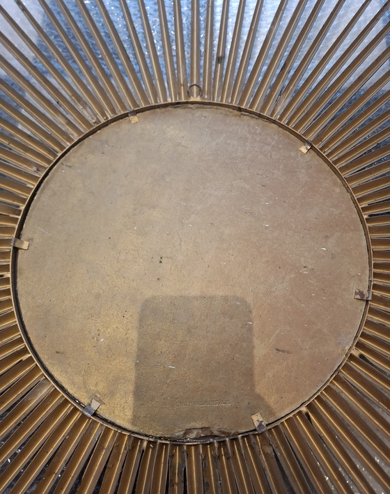 Image 1 of Specchio solare XXL 96cm! Firmato Chaty Vallauris convesso 29cm del 1960