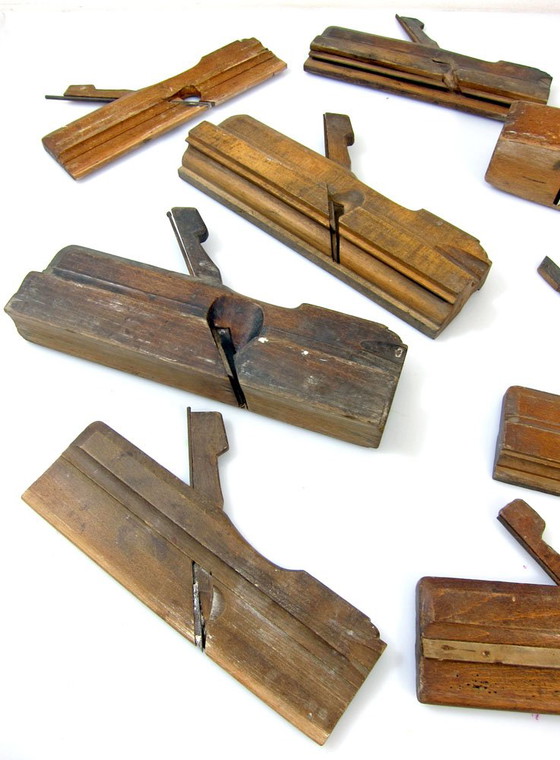 8 Pialle antiche da ebanista – Oggetti decorativi, Legno (photo 4 of 4)