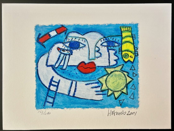Image 1 of Sérigraphie Hannes Kuiper