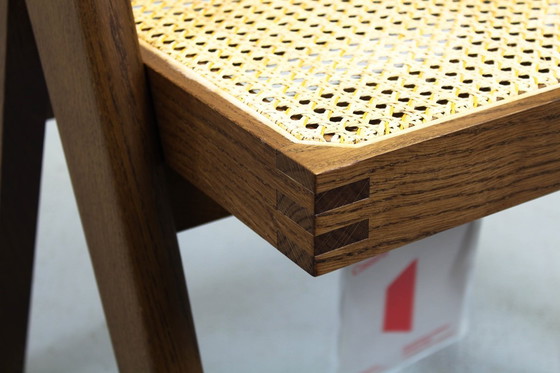 Image 1 of 051 Capitol Complex Cassina, Pierre Jeanneret Fauteuil, hout, rotan