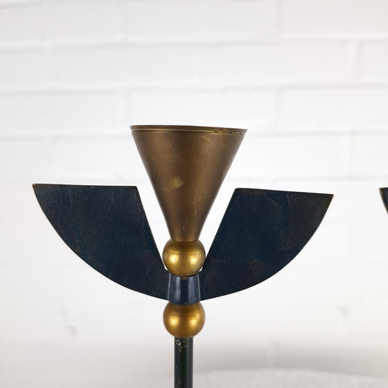 Image 1 of 2 candelieri vintage Memphis Milano anni '80