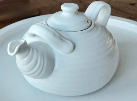 Image 1 of XXL Scandinavische theepot 2 ltr. , Deens keramiek 