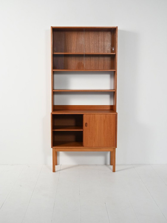 Image 1 of Libreria scandinava in teak con espositore