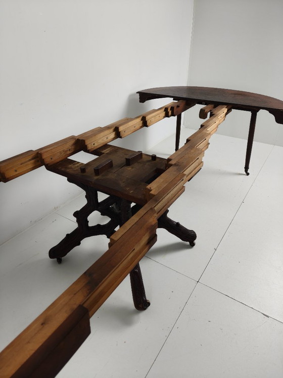 Image 1 of Black Forest Center Table by Matthijs Horrix for Horrix The Hague, 1890s