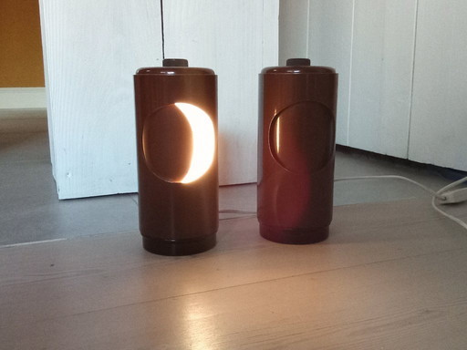 Set of two vintage lamps from the 60s/70s