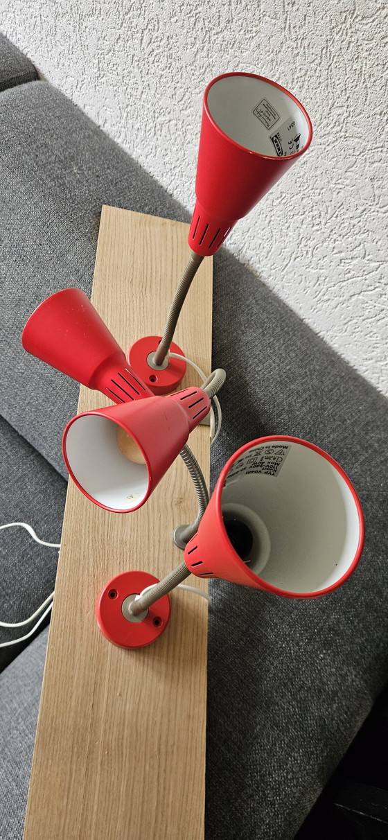 Image 1 of Set di 4 lampade vintage Ikea Kvart