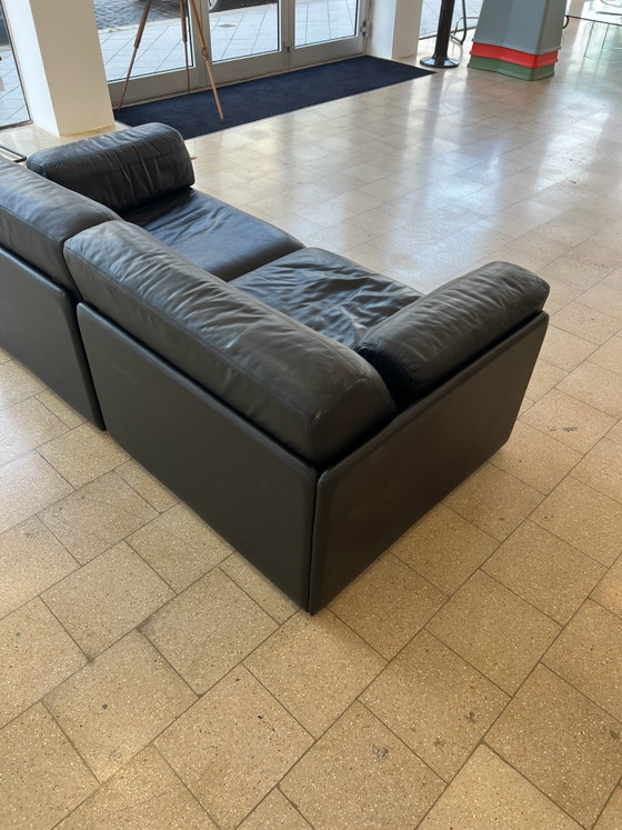 De Sede DS 76 Divano nero Design Couch – Divani 2 posti, Pelle, Legno (photo 6 of 13)