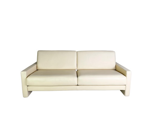 Original Rolf Benz Canapé Ego G Cuir beige Canapé deux places