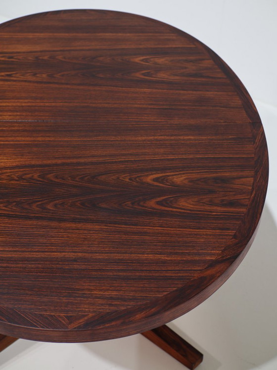 Oval Extendable Dining table Dyrlund Rosewood 1960s Danish (photo 13 of 16)