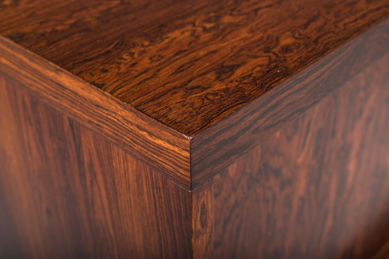 Image 1 of  Credenza di metà secolo in legno impiallacciato Palisander con gambe cromate, 1960