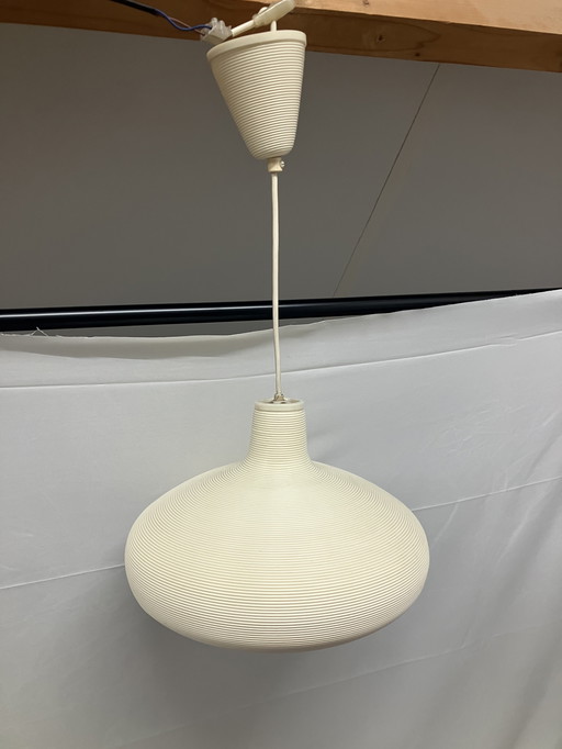 Vintage jaren 60 Rotaflex hanglamp met originele plafondkap!