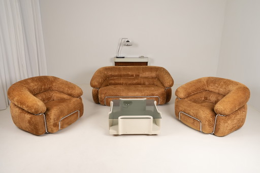 Italienische Lounge-Garnitur, 1970