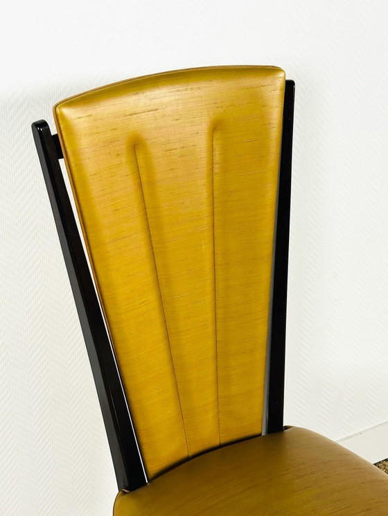 Image 1 of Set van 6 art-deco stoelen, Frankrijk, 1940