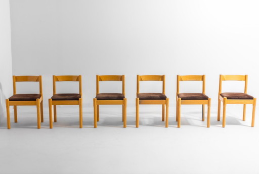 Carimate-Stühle aus Buchenholz