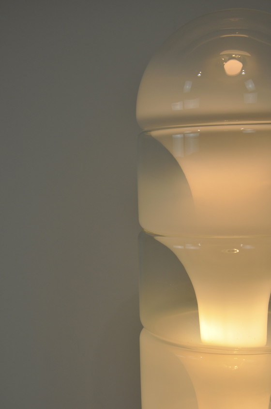 Image 1 of Lampadaire Sfumato Lt316 en verre de Murano par Carlo Nason pour Mazzega, 1970S