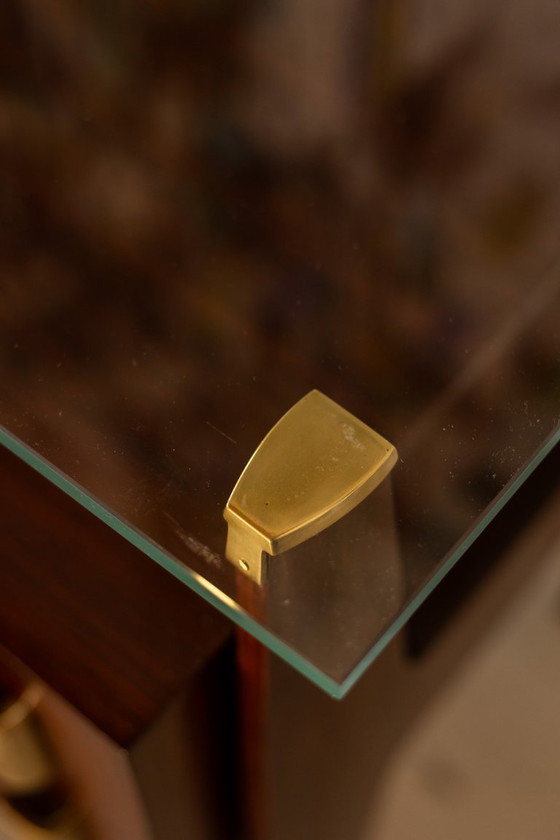 Image 1 of Kommode oder Sideboard aus Palisanderholz. Italienische Handwerkskunst, 1960er Jahre.