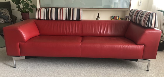 Image 1 of Divano a 3 posti Leolux Howlo rosso Ferrari
