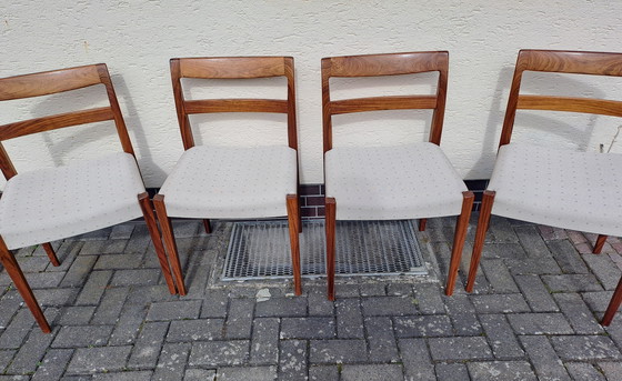 Image 1 of Vintage chairs Hugo Troeds Bjärnum Made In Sweden 4 pieces