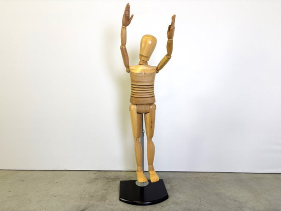 Figura articulada artística de tamaño infantil, años 80 – Esculturas, Metal, Madera (photo 9 of 15)