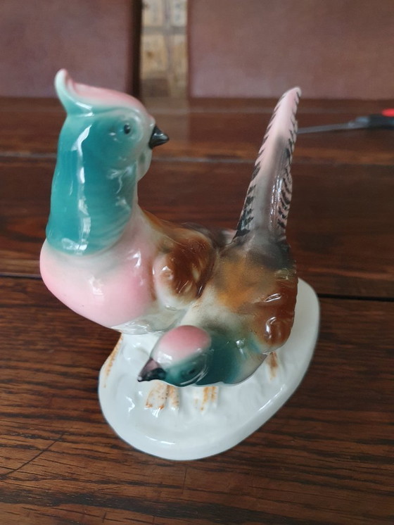 Image 1 of Porcelain pheasant figurine Carl Scheidig Gräfenthal model 8136
