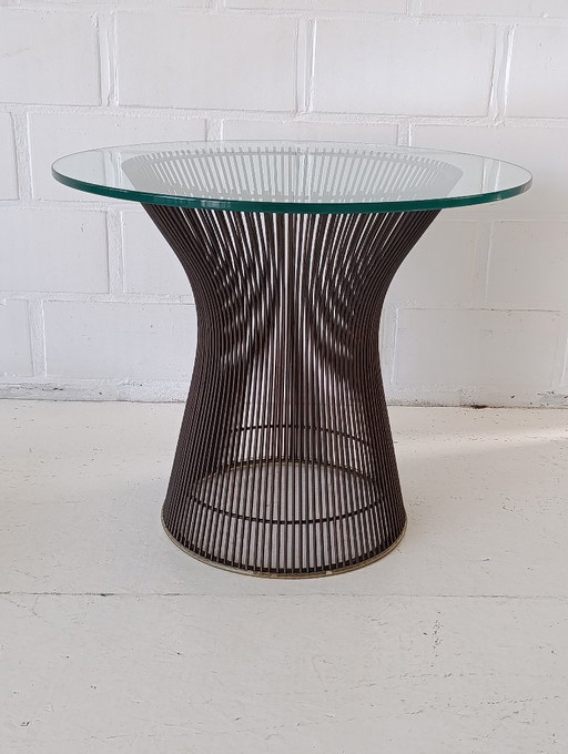 Warren Platner Bijzettafel 1970s Bronzed Knoll International