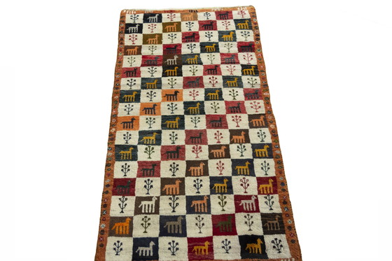 Image 1 of Tapis nomade noué à la main 155 x 76 cm