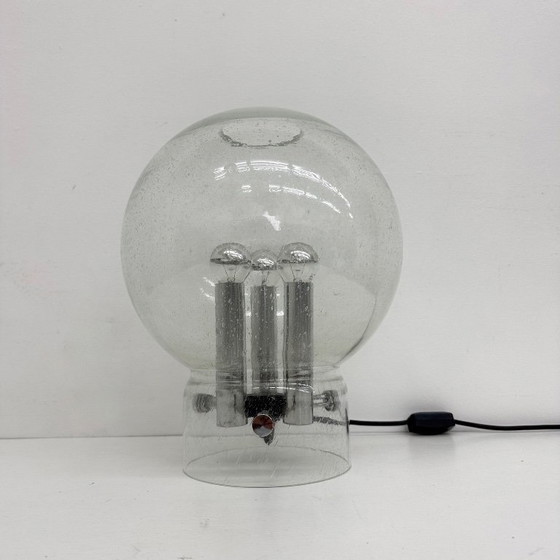 Image 1 of Limburg Glashütte glass table lamp , 1970s