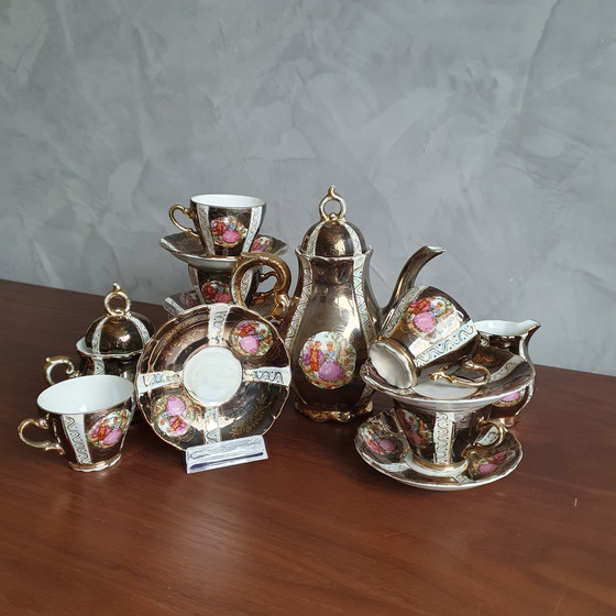 Image 1 of Set de tasses 70s Copper 9-Piece