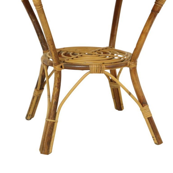 Image 1 of Set vintage di sedie in rattan Poltrone Boho