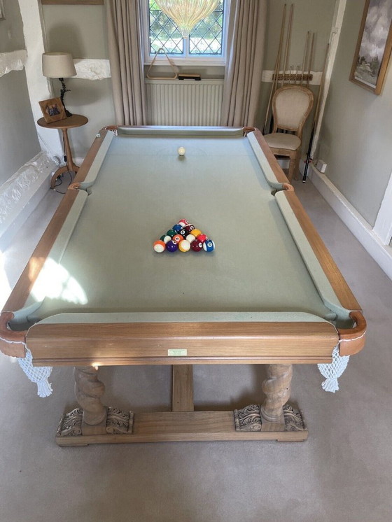 Image 1 of Tavolo da pranzo in ardesia per piscina 7ft