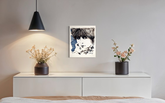 Image 1 of Robert Detheux rare peinture de 1965