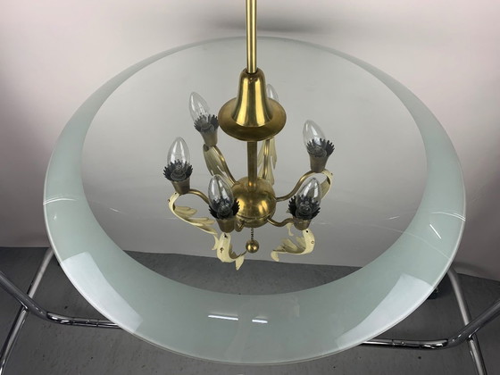Image 1 of Pietro Chiesa Attributed chandelier 1950’s