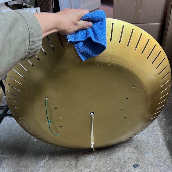 Image 1 of Grande specchio illuminato d'epoca, Stilnovo, 1960