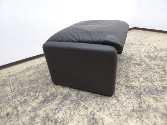 Image 1 of Cassina Maralunga Stool Ottoman Leather Stool
