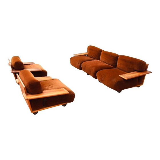 Image 1 of three-seater Piana sofa by Mario Bellini for Cassina, 1970
