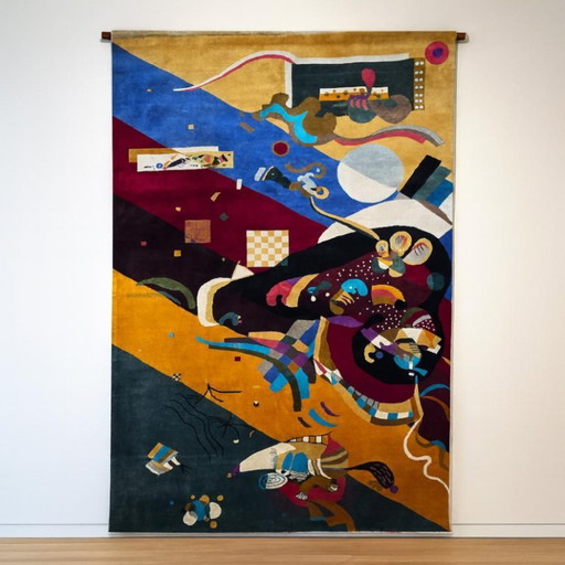 Handgeknoopt wollen tapijt: Kandinsky Composition IX, 20th Century Modern Art – vloerkleden en tapijten, Wool (photo 2 of 5)