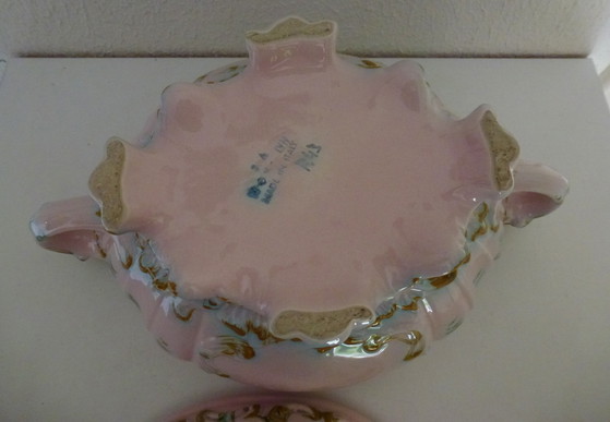 Image 1 of Magnifique bonbonnière italienne vintage / plat couvert – 1960
