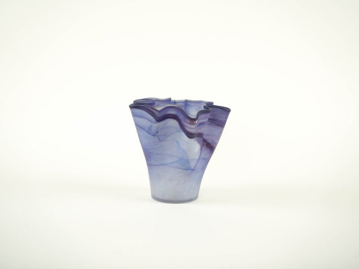 Purple tulip vase, Danish design, 1970s, made in Denmark