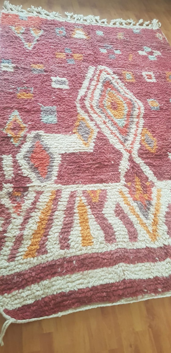 Image 1 of Handgeknoopt Berber kleed wol 150x245cm