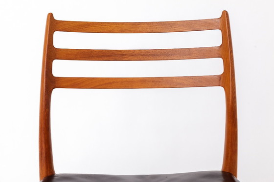 Image 1 of Sedia modello 78 di Niels Møller – Sedia da pranzo danese in teak di metà secolo, vintage anni '60