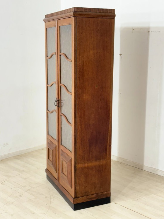 Image 1 of Art Deco kledingkast / Vintage kledingkast / Kledingkast uit de jaren 1920 / Art Deco linnenkast