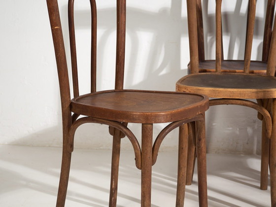 Chaises de salle à manger antiques (c.1920). Lot de 6 pièces #2 (photo 14 of 40)