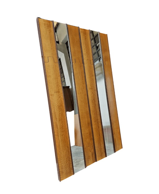 Gronda modular wall mirror with clothes hanger by Luciano Bertoncini for Elco, 1970s