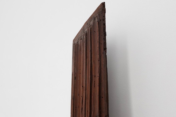 Image 1 of Belgisch gotisch eiken paneel uit de 16e eeuw