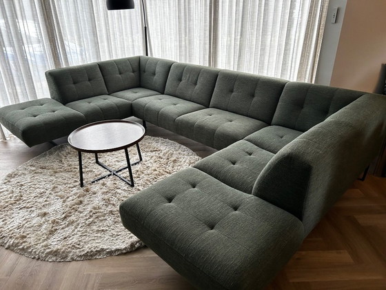 Montél Traffic U-Corner Sofa - Leaf Forest Green Design Sofa – Montel, Textile (photo 2 of 14)