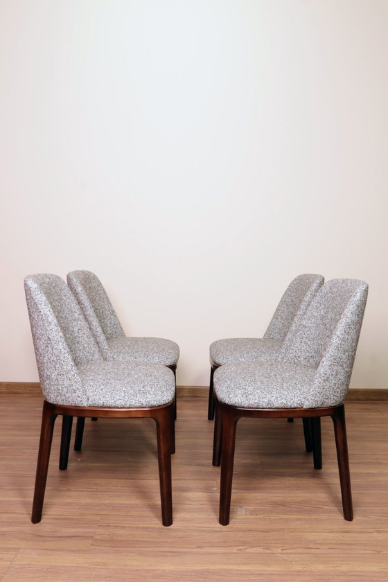 Image 1 of Moderne Esszimmerstühle, 6er-Set gepolsterte Stühle