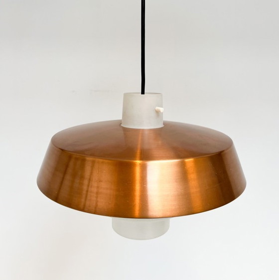 Image 1 of Lampe design en cuivre du milieu du siècle, années 1960